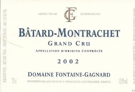 Batard Montrachet Grand Cru, Domaine Fontaine Gagnard