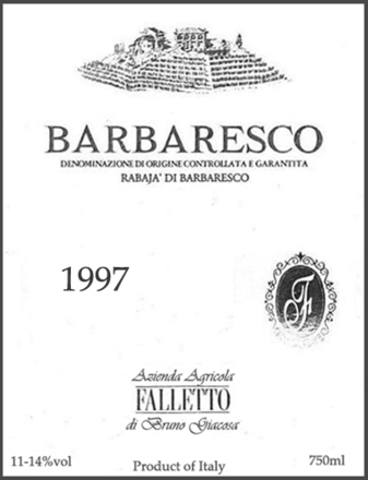 Barbaresco Rabaja, Bruno Giacosa