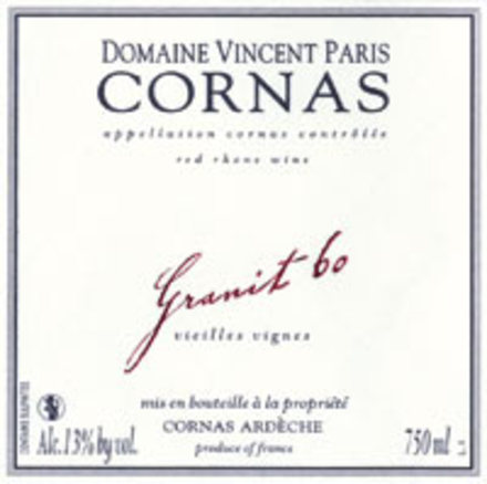  Cornas 'Granit 60', Domaine Vincent Paris