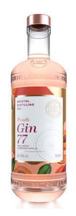  Peach Gin 77 , Bristol Distilling Company 40% Alc - 70cl