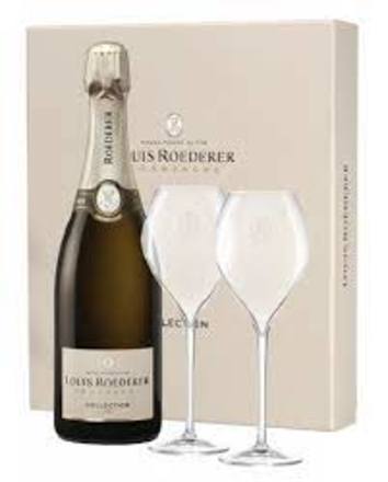  Champagne Louis Roederer Brut 'Collection 243' Jamesse Prestige Gift Pack